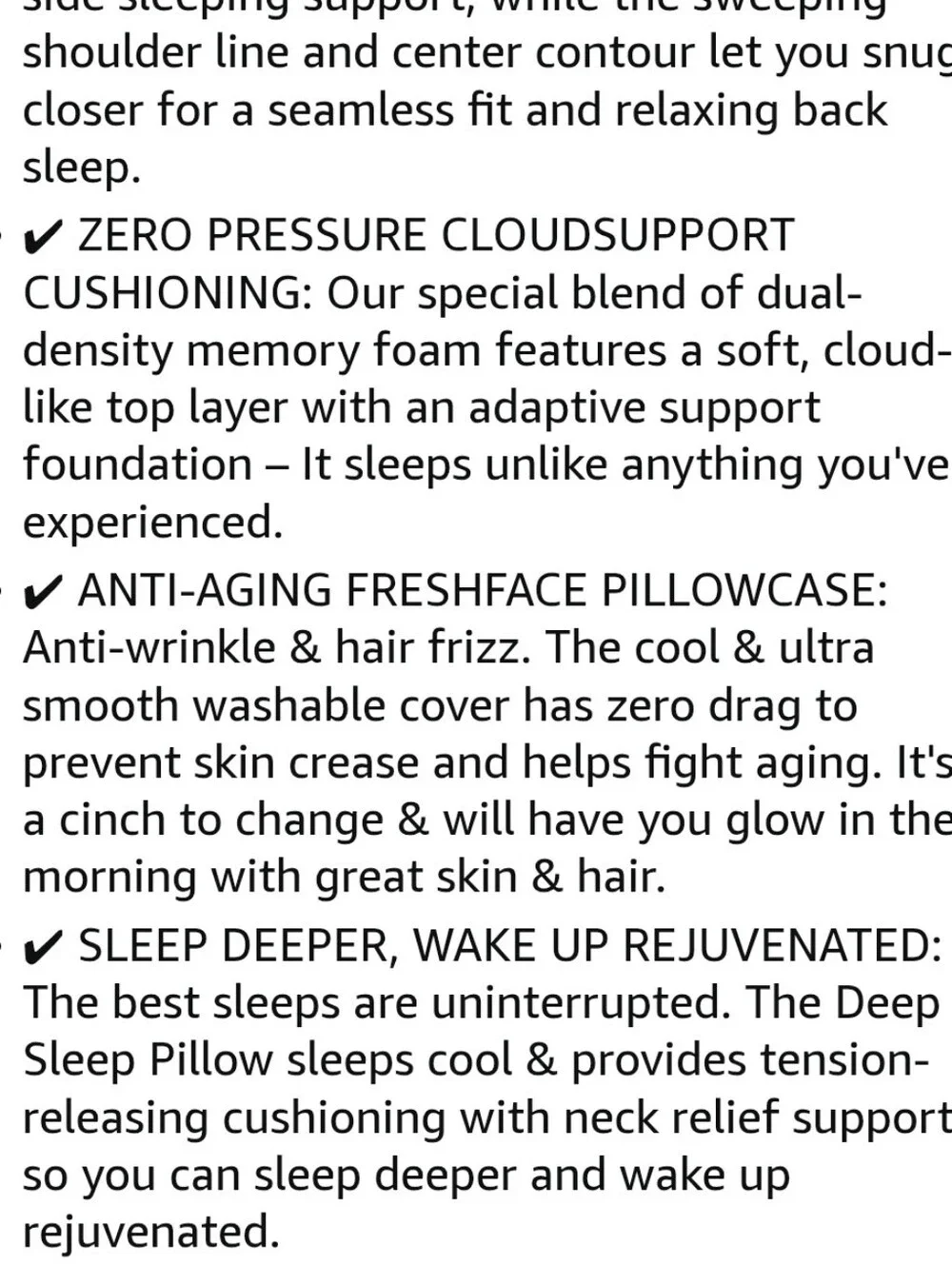 Cushion Lab Deep Sleep Pillow - 1 Pack, Calm Grey